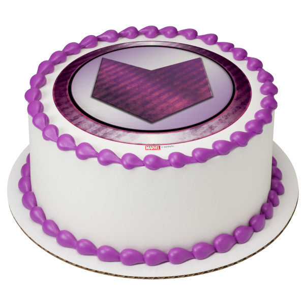 MARVEL Avengers Hawkeye Icon Edible Cake Topper Image