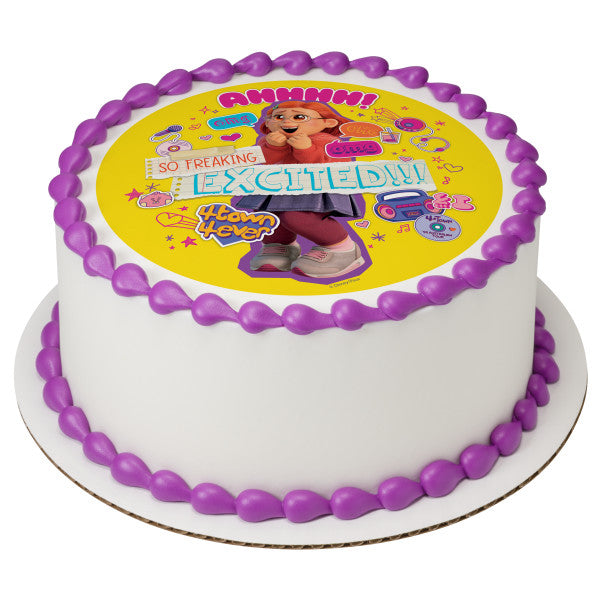 Turning Red So Freaking Excited!! Edible Cake Topper Image