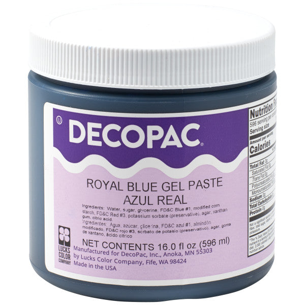 DecoPac Royal Blue Premium Paste Color en pasta premium