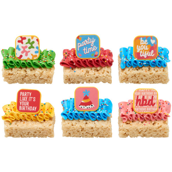 Surtido de anillos para cupcakes Joyful Expressions