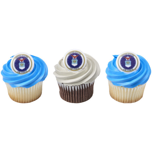United States Air Force™ Cupcake Rings 12ct
