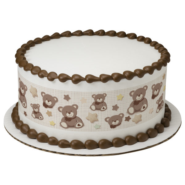 Beary Cute Edible Cake Topper Image Strips 3ct