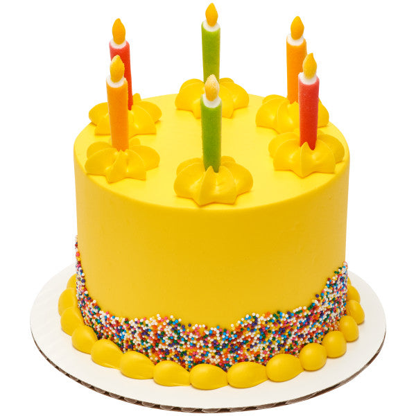 Surtido de velas de cumpleaños Decoraciones de azúcar Dec-Ons