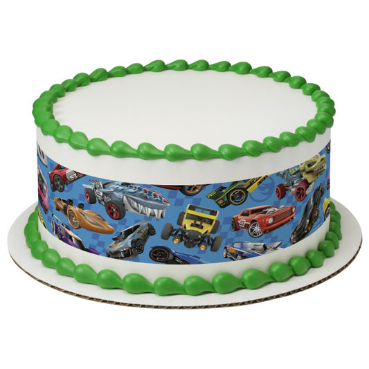 Hot Wheels™ No Limits Edible Cake Topper Strips 3ct Image Strips 3ct