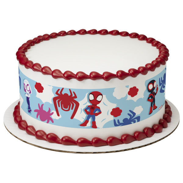 MARVEL Spidey and His Amazing Friends Edible Cake Topper Image Strips 3ct