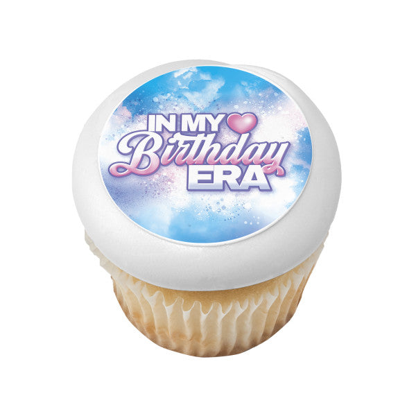 Imagen de adorno comestible para tarta en la era de mi cumpleaños