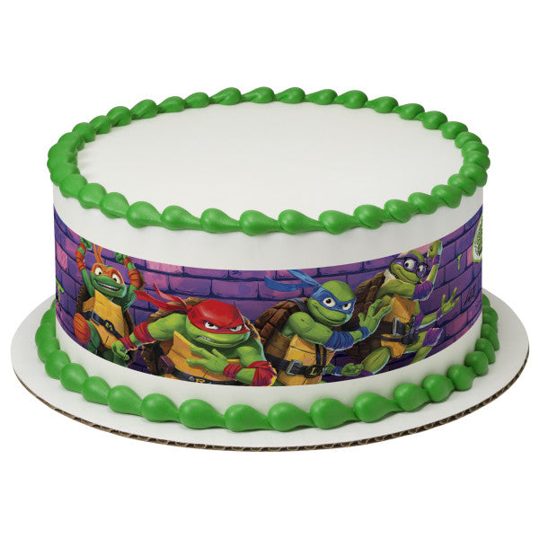 TMNT Turtle Tough Edible Cake Topper Image Strips 3ct