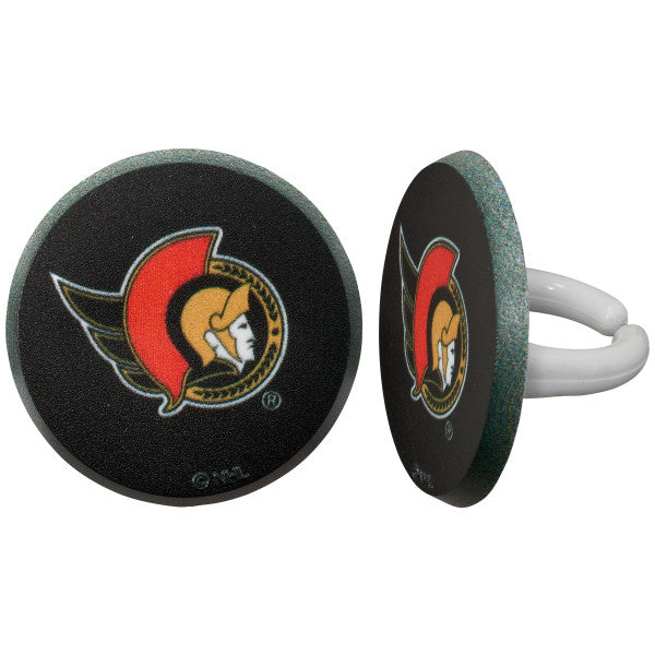 NHL Ottawa Senators Cupcake Rings