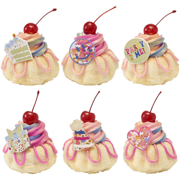 Packed Party Party Time Assortment Cupcake Rings 12ct