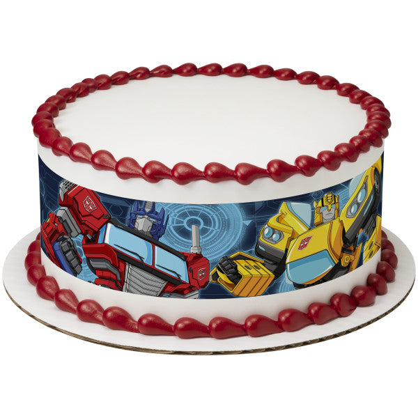 Transformers Ready for Battle Edible Cake Topper Image Strips