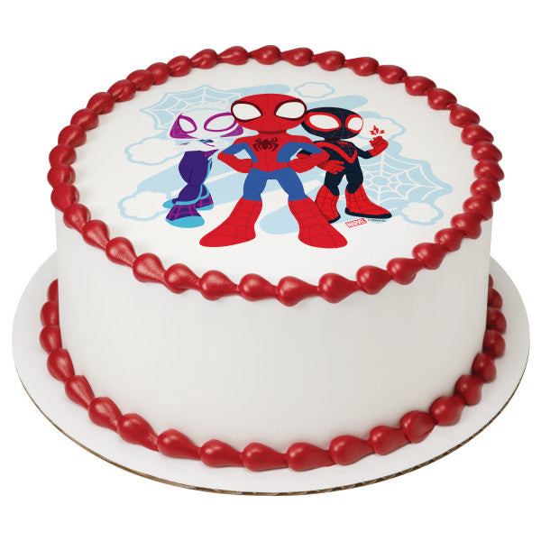 Imagen de adorno comestible para tarta de MARVEL Spidey y sus increíbles amigos