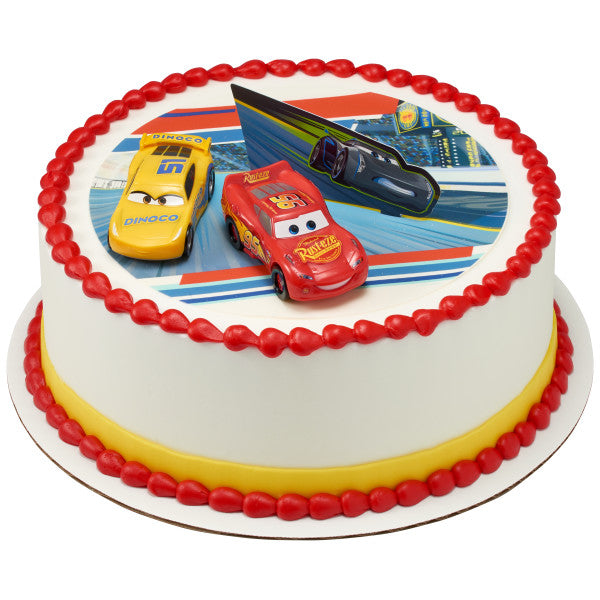 Cars 3 Ahead of the Curve DecoSet® and Edible Image Background
