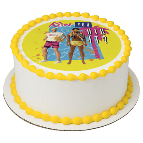 Barbie Kenergy Edible Cake Topper Image