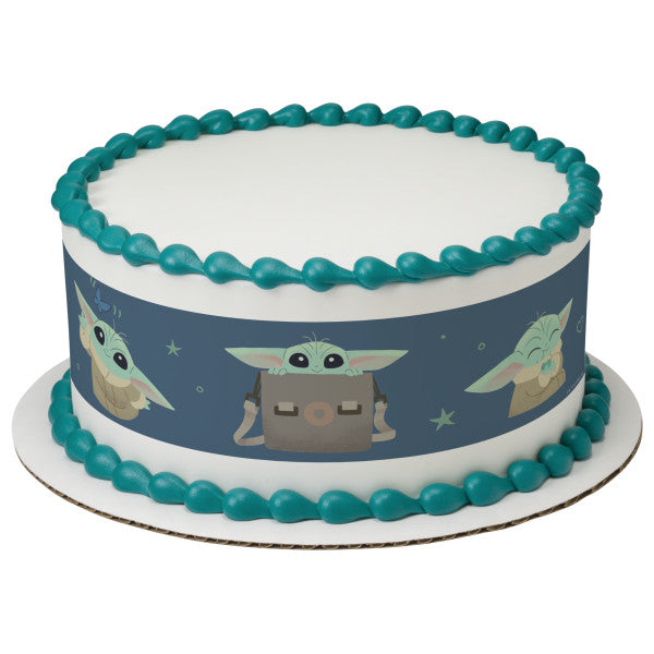 Felicitaciones, tiras de imágenes comestibles para decoración de pasteles