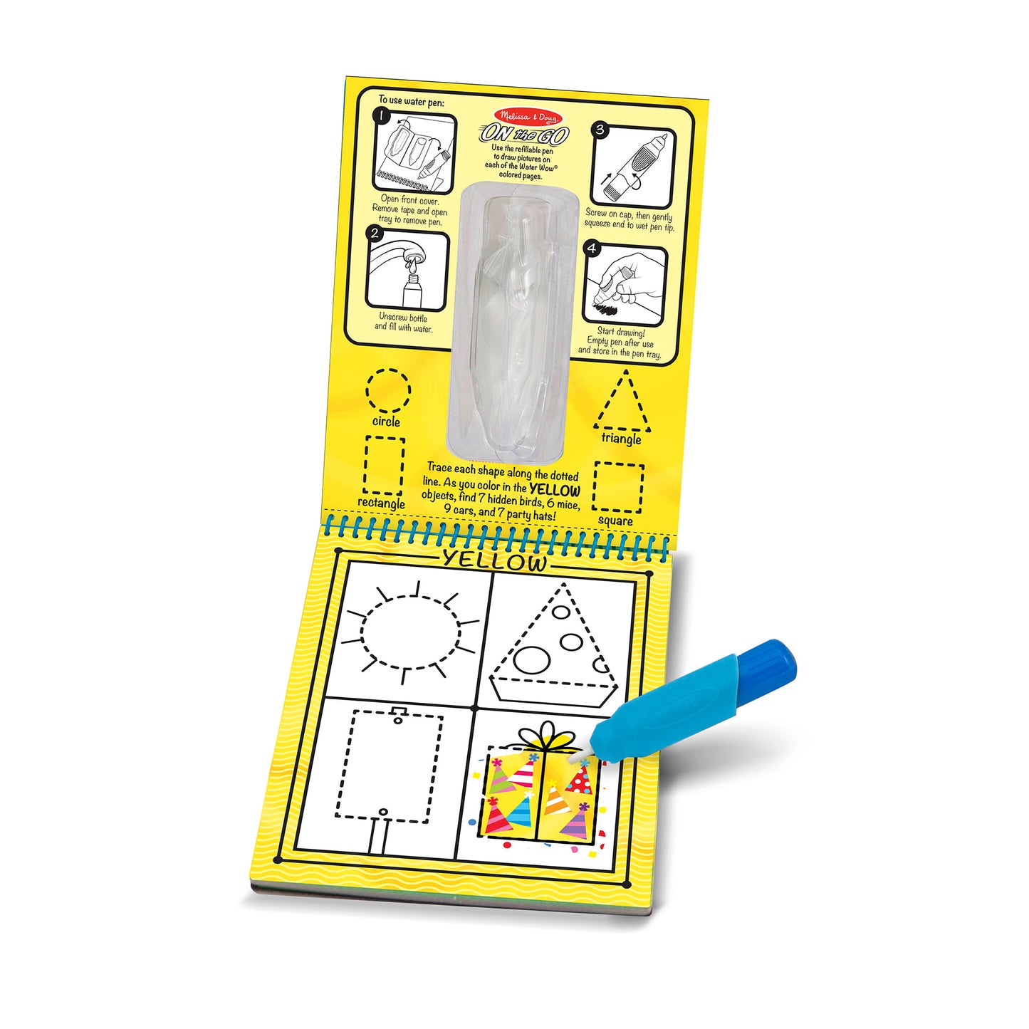 Water Wow! Colors & Shapes - On the Go Travel Activity