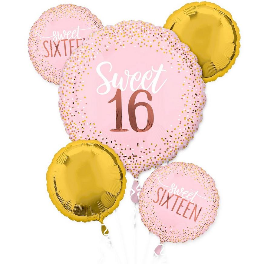 Sweet 16 Blush Balloon Bouquet