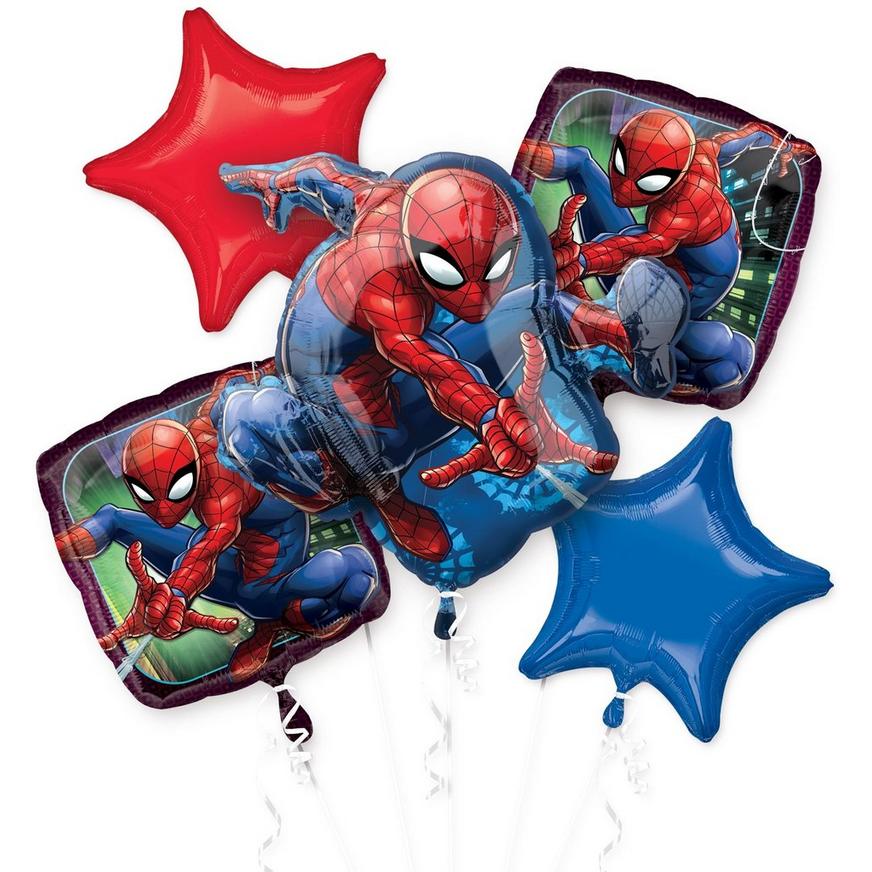 Ramo de globos maravillas palmeados de Spider-Man