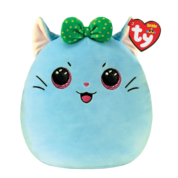 Squishies tipo gorro de gato de 10" - Kirra, 1 unidad