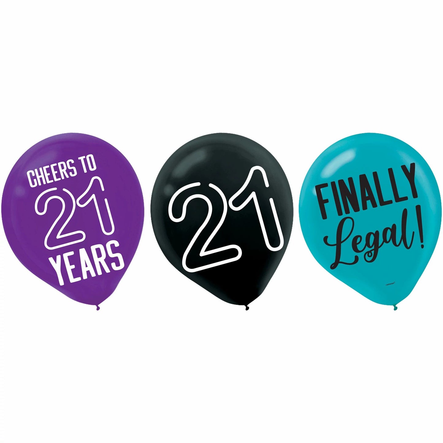 Finally 21 Latex Balloons, 15ct