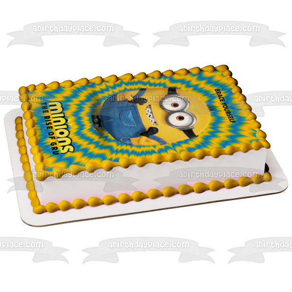 Minions: The Rise of Gru Despicable Me Otto Edible Cake Topper Image ABPID51396