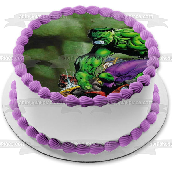 Marvel Comics the Incredible Hulk Bruce Banner #2 Edible Cake Topper Image ABPID09232
