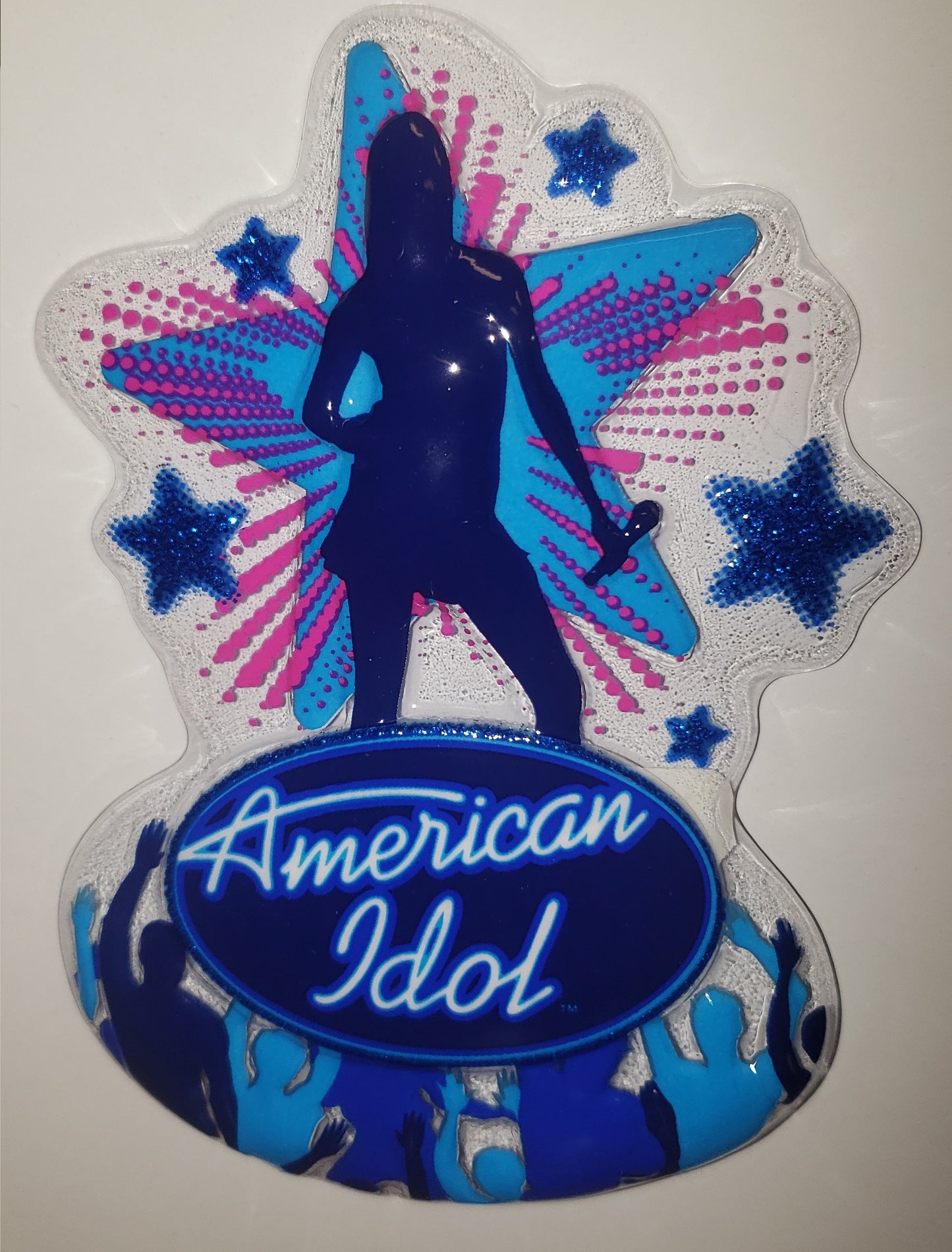 Adorno para tarta con tapa pop de American Idol (1 pieza)