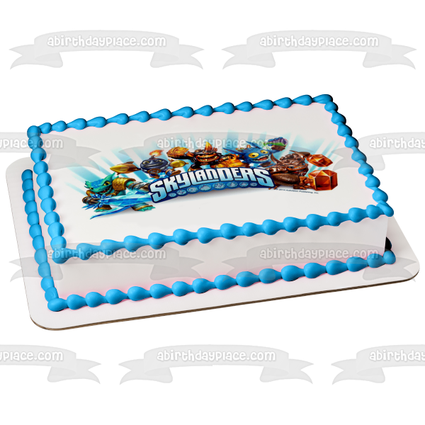 Skylanders Blades Pop Fizz Wallop Edible Cake Topper Image ABPID01584