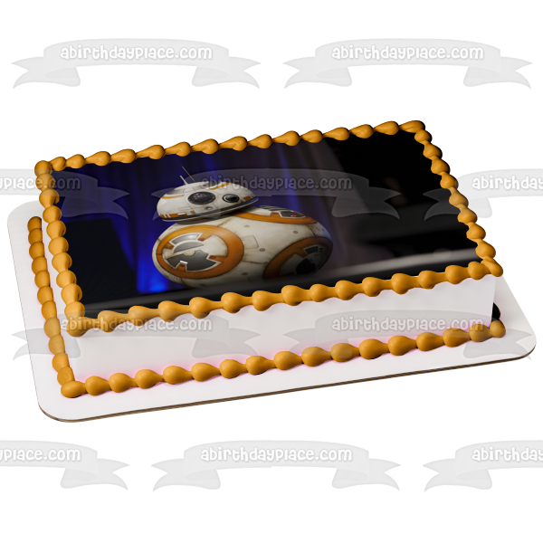 Star Wars Hero Droid BB-8 Edible Cake Topper Image ABPID03971