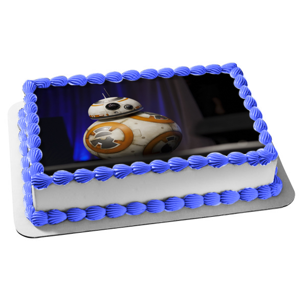 Star Wars Hero Droid BB-8 Edible Cake Topper Image ABPID03971