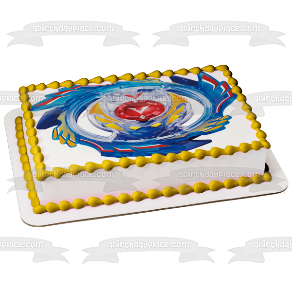 Beyblade Genesis Valtryek V3 Edible Cake Topper Image ABPID15158