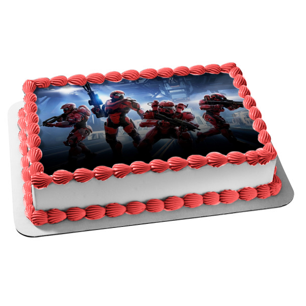 Imagen comestible para decoración de tarta de Halo 5 Guardians Spartans ABPID04763