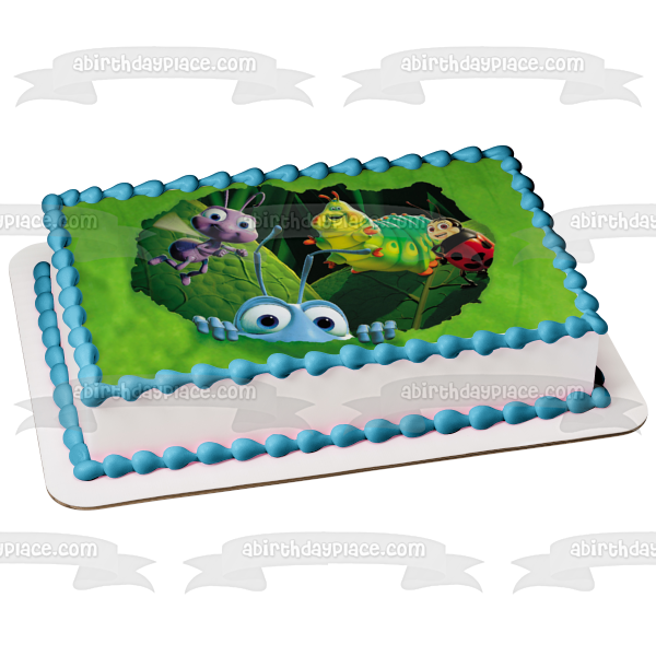 Imagen comestible para tarta con diseño de insectos de circo Dot and Flick de A Bug's Life ABPID04991