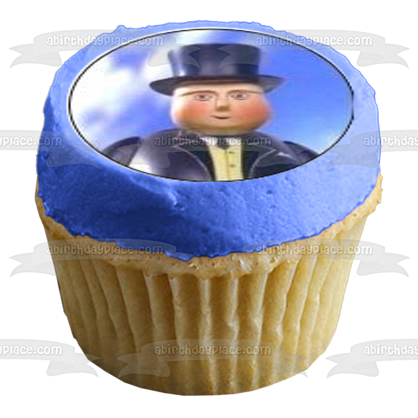 Thomas & Friends Thomas the Tank Engine Edible Cupcake Topper Images ABPID01023