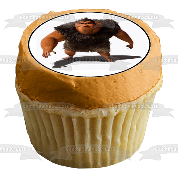Croods Eep Guy Grug Ugga y Sandy Imágenes comestibles para cupcakes ABPID05218