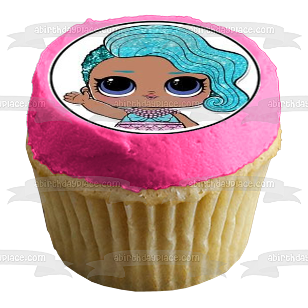 LOL. Surprise Queen Bee Kitty Queen and Lil Sugar Edible Cupcake Topper Images ABPID05823