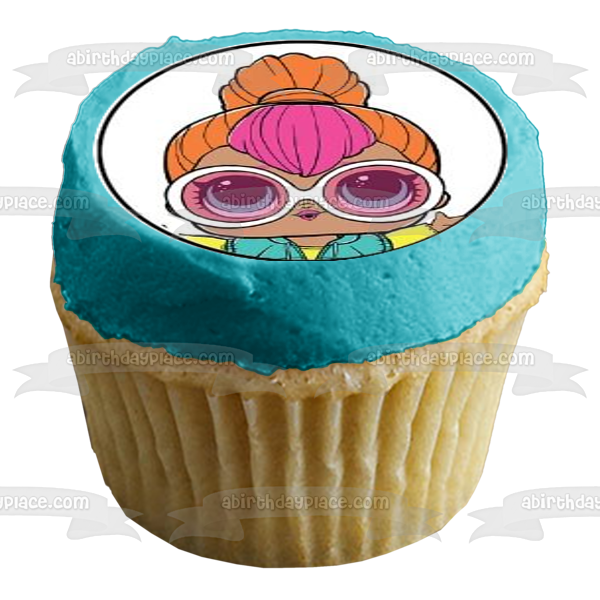 LOL. Surprise Queen Bee Kitty Queen and Lil Sugar Edible Cupcake Topper Images ABPID05823