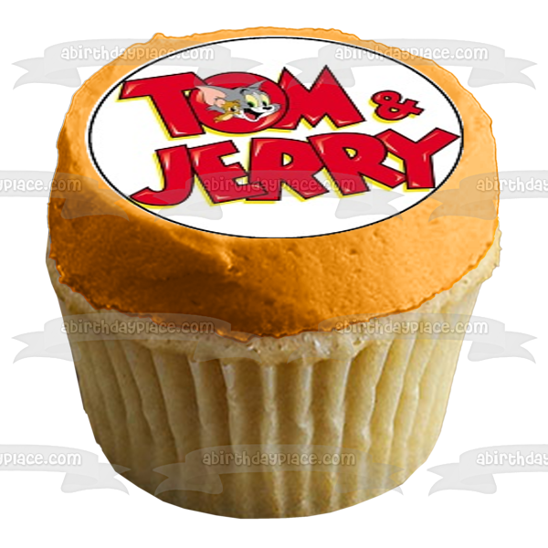 Imágenes de decoración comestible para cupcakes con escenas variadas de Tom y Jerry Tales ABPID06590
