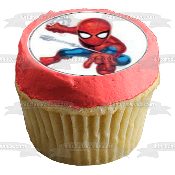 Bebé Iron Man, Thor, Hulk, Spider-Man y Capitán América, decoración comestible para cupcakes, imágenes ABPID07222