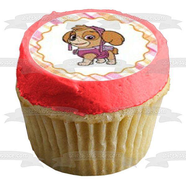 Paw Patrol Marshall Chase Rocky and Skye Edible Cupcake Topper Images ABPID07748