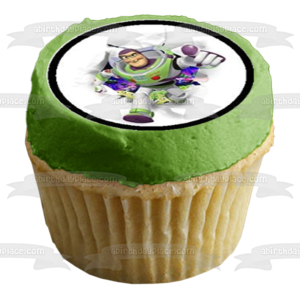 Toy Story Woody Buzz Lightyear Mr. Potato Head Mrs. Potato Head Bo Peep and Rex Edible Cupcake Topper Images ABPID07934