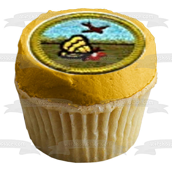 Imágenes de decoración comestible para cupcakes con insignias al mérito variadas de Boy Scouts ABPID49763