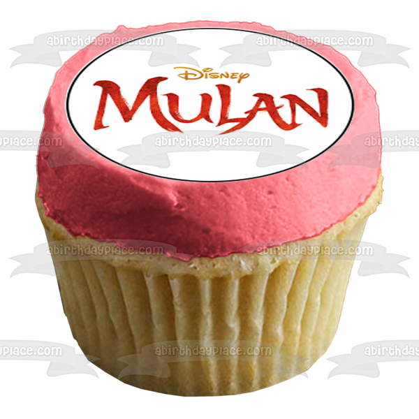 Mulan Movie Edible Cupcake Topper Images
