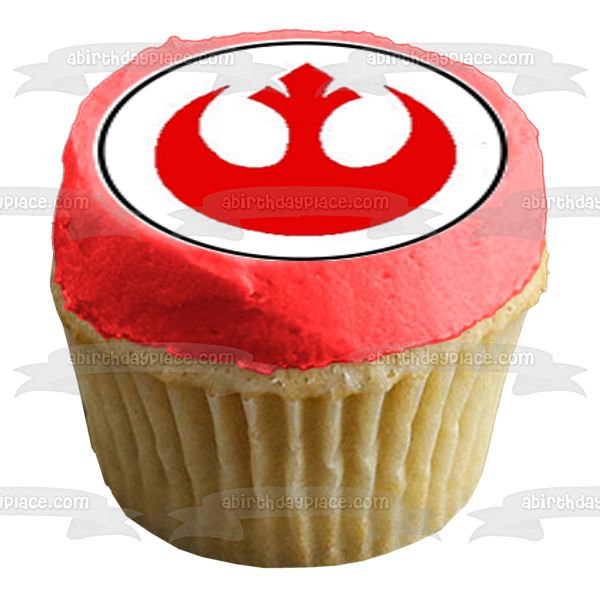 Star Wars Symbols Targentus Rebel Alliance Jedi Symbol Empire Symbol Imperial Symbol Edible Cupcake Topper Images ABPID14877