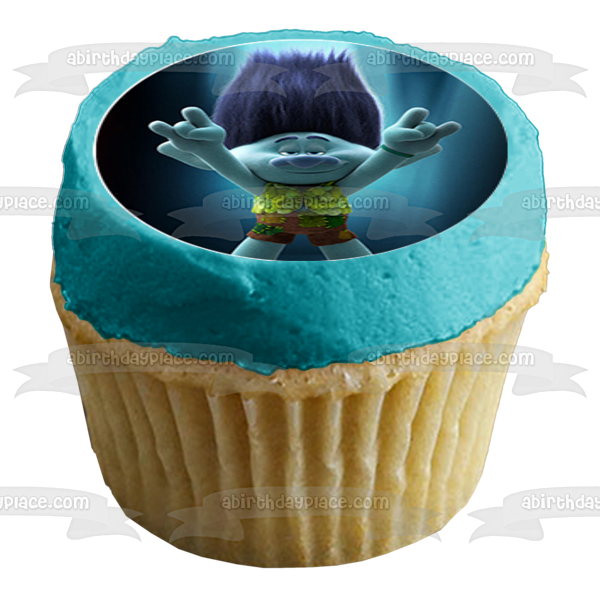 Trolls World Tour Queen Poppy Queen Barb Branch Tiny Diamond King Trollex Edible Cupcake Topper Images ABPID52219