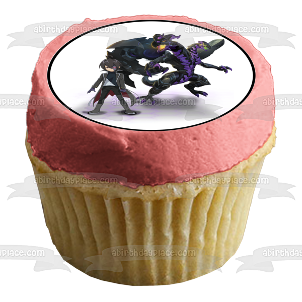 Bakugan Battle Planet Villains Magnus Black Status the Hunter Philomena Dusk Masato Kazami Col Armstrong Tripp Benton Dusk Edible Cupcake Topper Images ABPID51202