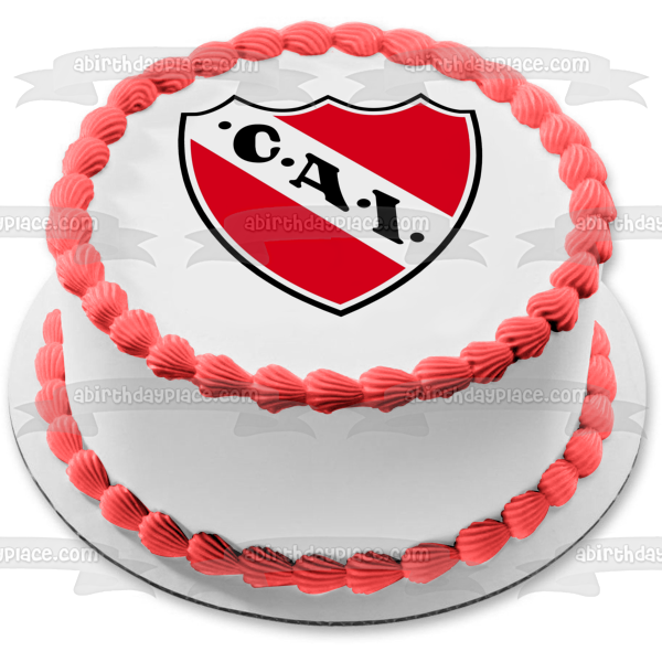 Club Atlético Independiente Argentine Professional Sports Club Logo Edible Cake Topper Image ABPID00797