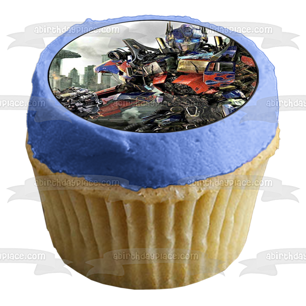 Transformers Optimus Prime Dark of the Moon Edible Cake Topper Image ABPID03266