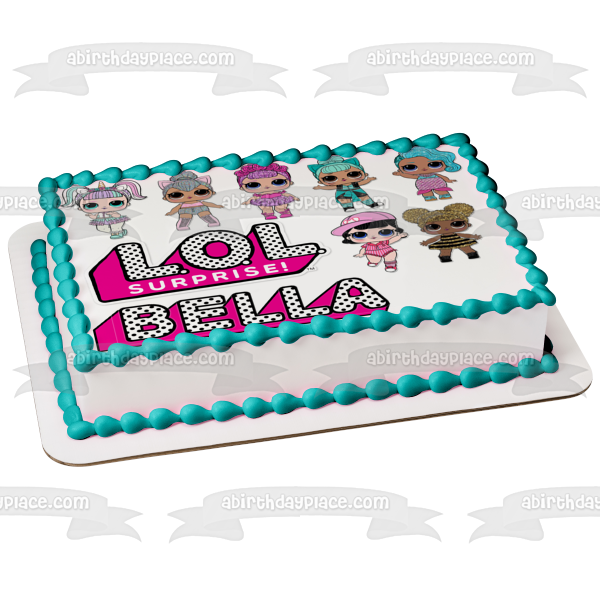 LOL Surprise Queen Bee Unicorn Troublemaker Splash Queen Edible Cake T