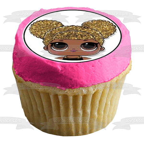 LOL. Surprise Queen Bee Kitty Queen and Lil Sugar Edible Cupcake Topper Images ABPID05823