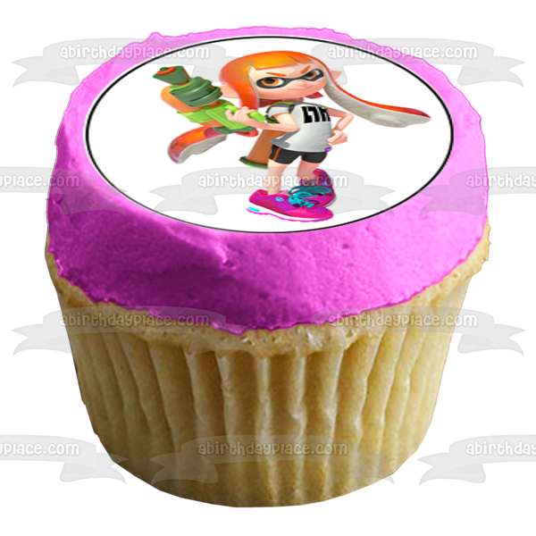 Splatoon Inklings Characters 24 Count Cupcakes Edible Cupcake Topper Images ABPID50409